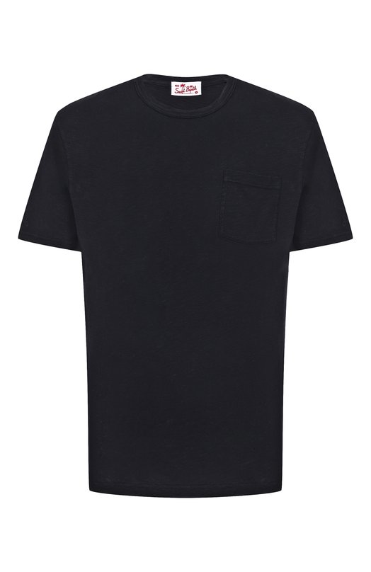 Хлопковая футболка MC2 Saint Barth STBM PRESIDENT/00022H Чёрный STBM PRESIDENT/00022H