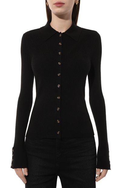 Кардиган PAIGE черного цвета по цене 40900 руб., арт. 5459J60-1086, фото 3 Кардиган PAIGE, арт. 5459J60-1086, фото 3