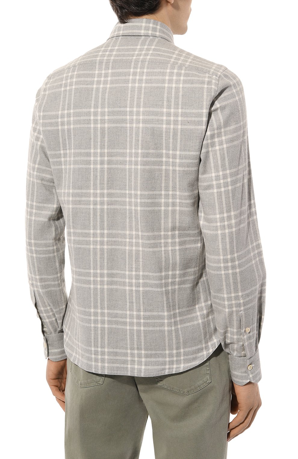 Хлопковая рубашка KITON, арт. UCWMH0864908, фото 4