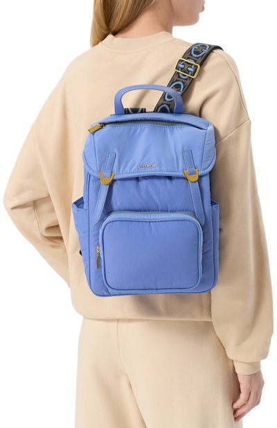 Рюкзак coccinelle campus medium COCCINELLE голубого цвета по цене 40700 руб., арт. E1RFH140301, фото 2 Рюкзак coccinelle campus medium COCCINELLE, арт. E1RFH140301, фото 2