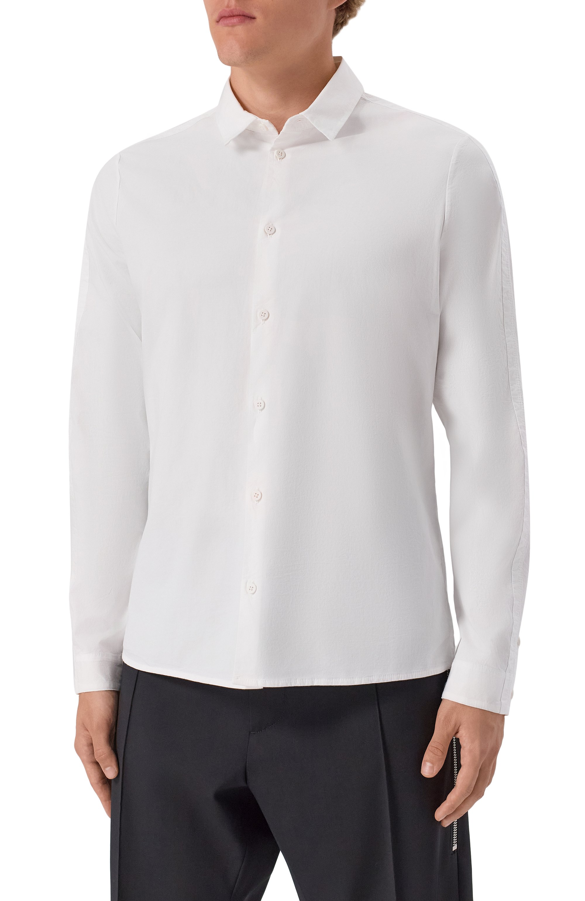 Хлопковая рубашка TRANSIT, арт. CFUTRBT290, фото 3