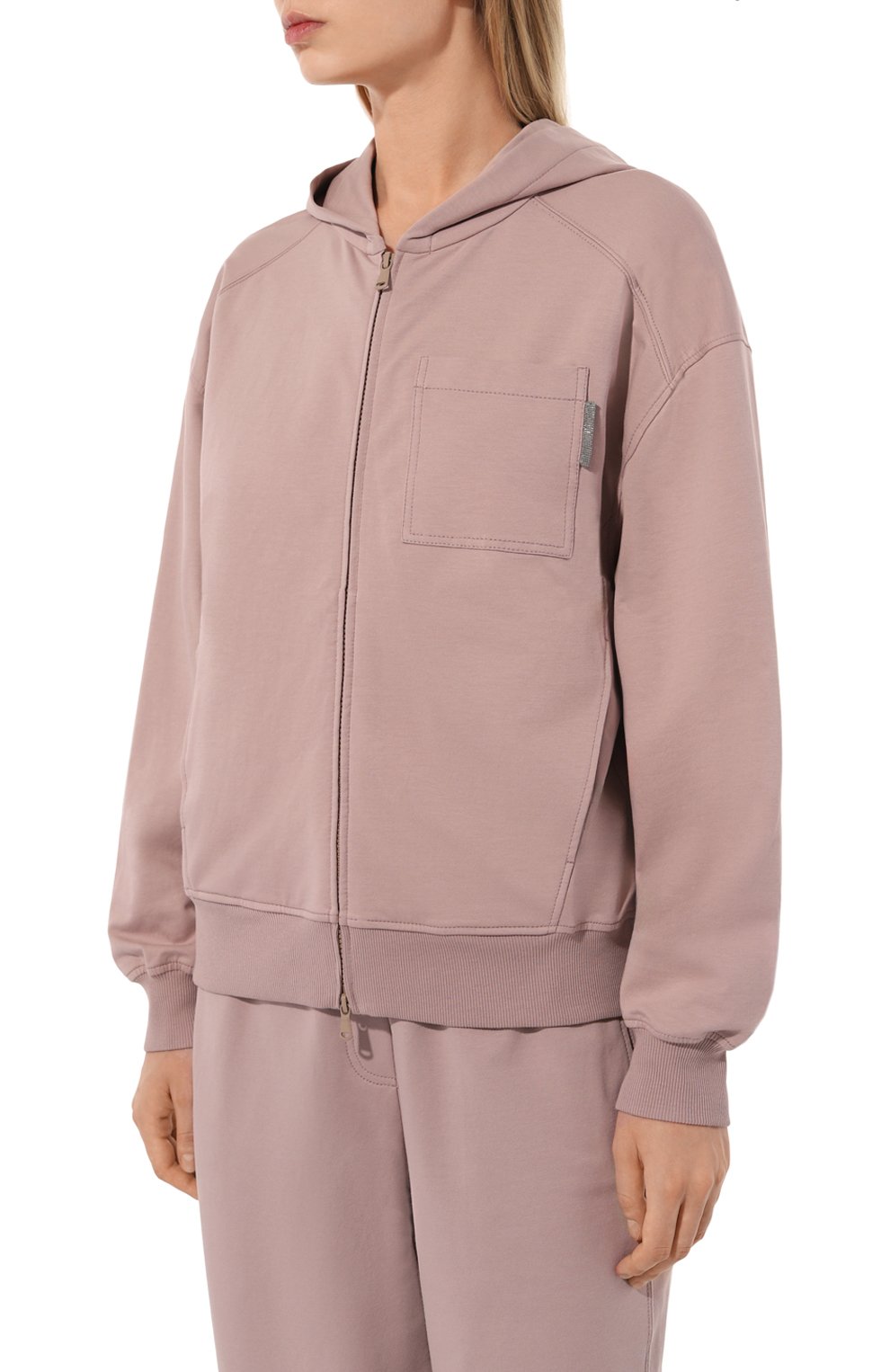 Хлопковая толстовка BRUNELLO CUCINELLI, арт. MH827BP426, фото 3