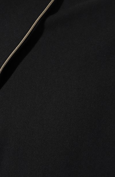 Халат из хлопка и шерсти ZIMMERLI, арт. 4600-75143, фото 5