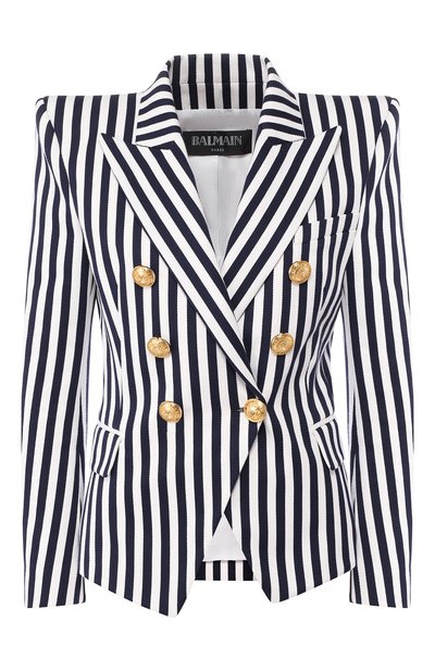 Женский хлопковый жакет BALMAIN, арт. RF27132/C084