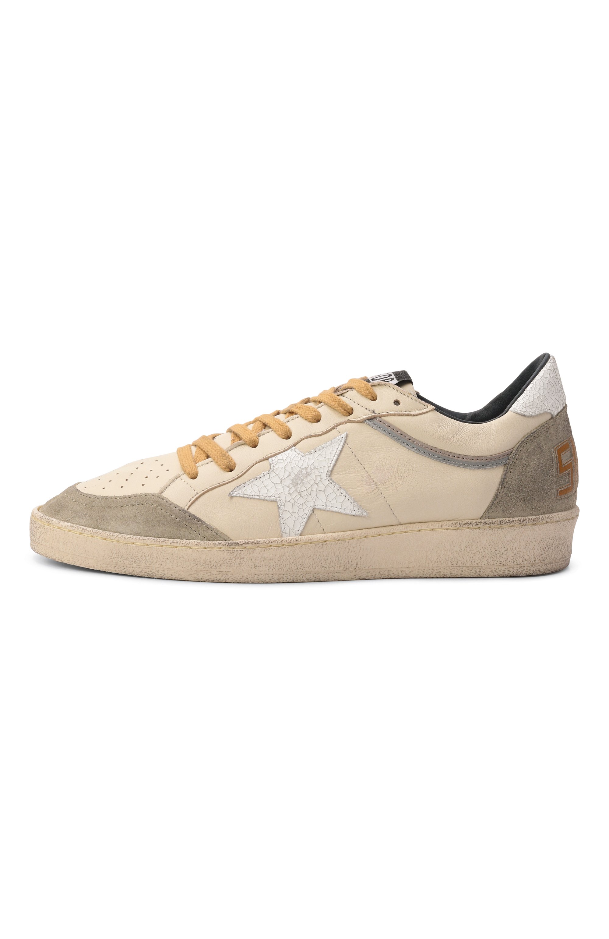 Кожаные кеды ballstar GOLDEN GOOSE DELUXE BRAND, арт. GMF00771.F008159, фото 3