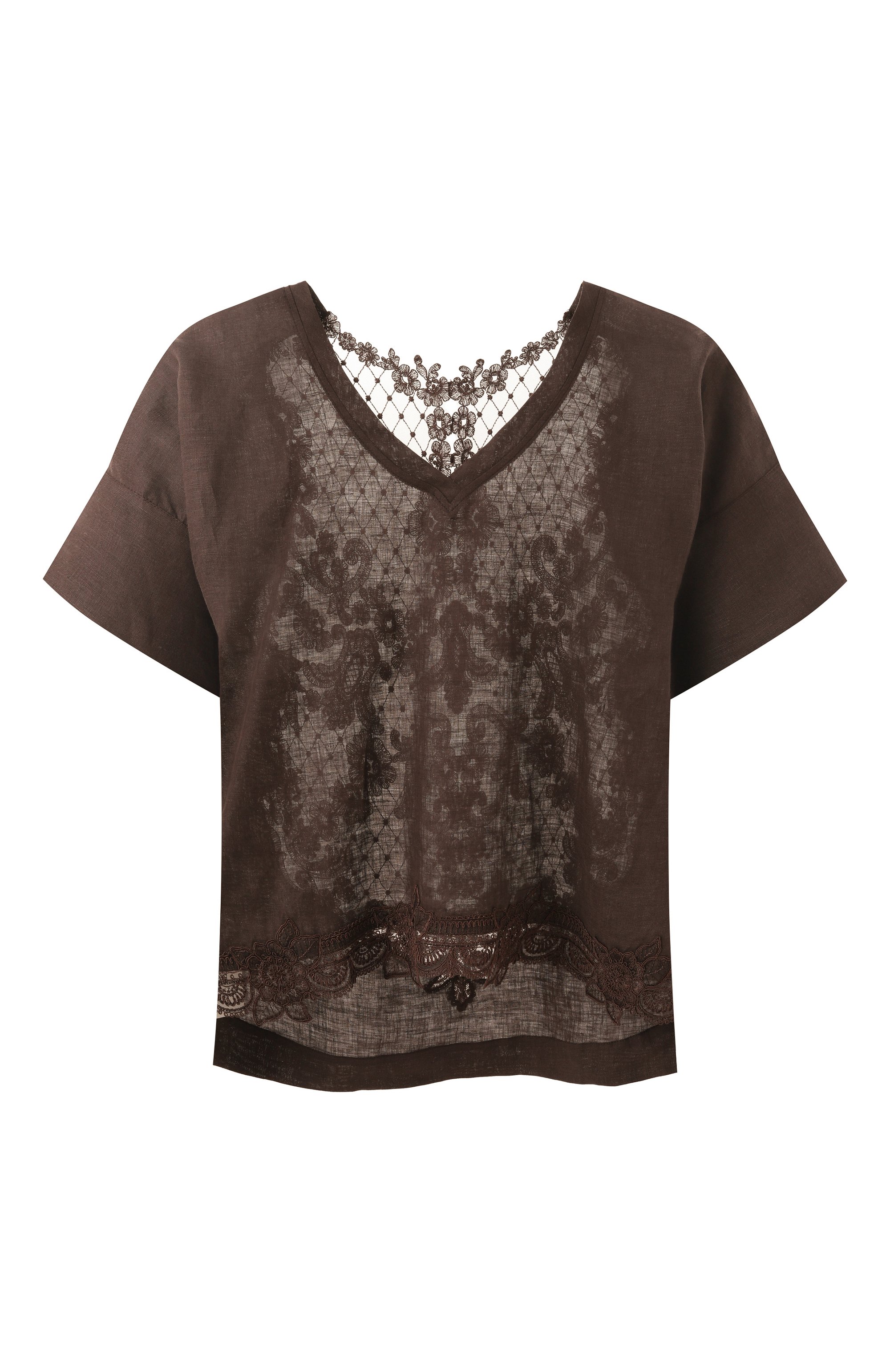 Топ изо льна и вискозы MAURIZIO, арт. W08040679, фото 1