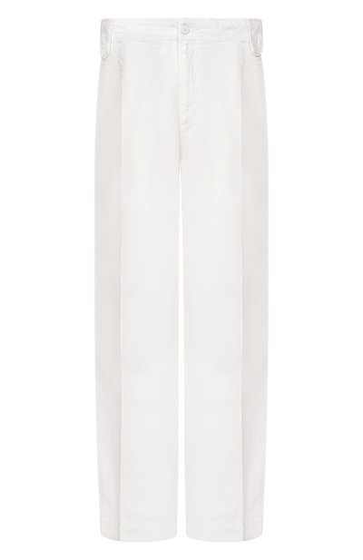 Льняные брюки INLINUM белого цвета по цене 34600 руб., арт. MIAKY/TR0PEA, фото 1 Льняные брюки INLINUM, арт. MIAKY/TR0PEA, фото 1