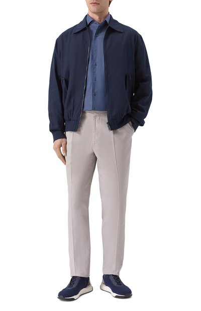 Хлопковая рубашка CORNELIANI, арт. 25P156-2511472, фото 2