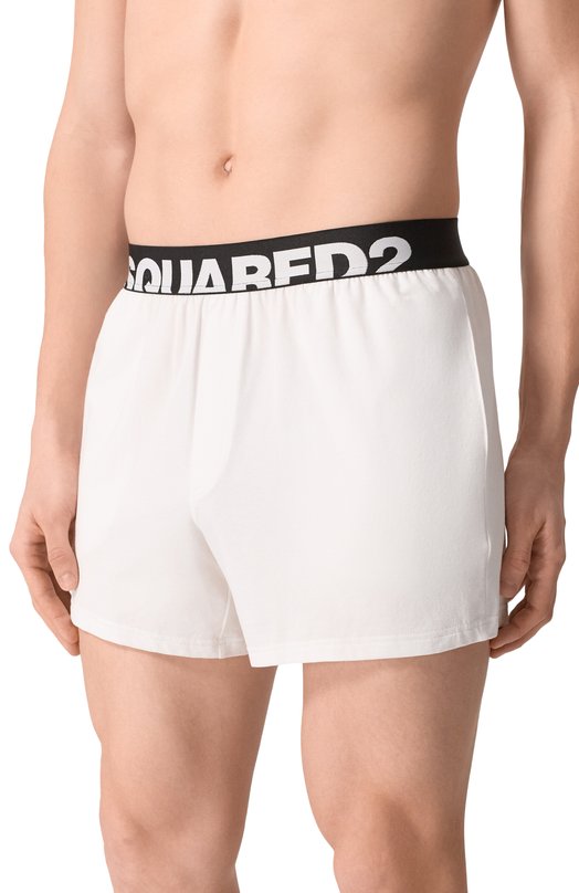 Хлопковые боксеры Dsquared2 D9LE56190 Белый  D9LE56190 Фото 2
