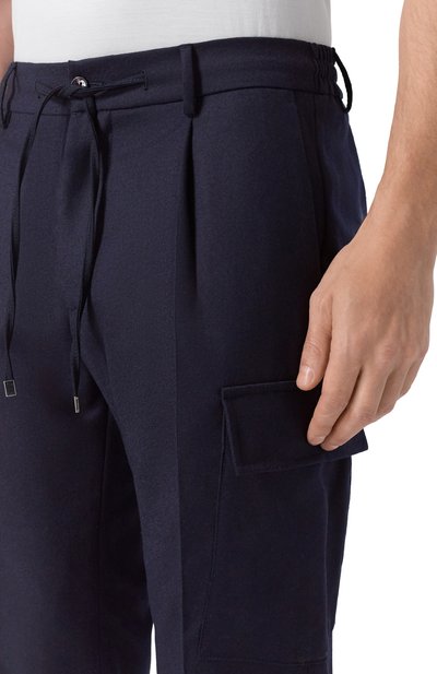 Шерстяные брюки-карго ANDREA CAMPAGNA, арт. SPIAGGIA 1P CARG0/AN1514, фото 5