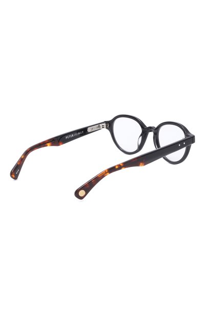 Оправа PETER&MAY WALK черного цвета по цене 31550 руб., арт. S#88 BIG GURU BLACK C0GNAC 0PT, фото 5 Оправа PETER&MAY WALK, арт. S#88 BIG GURU BLACK C0GNAC 0PT, фото 5