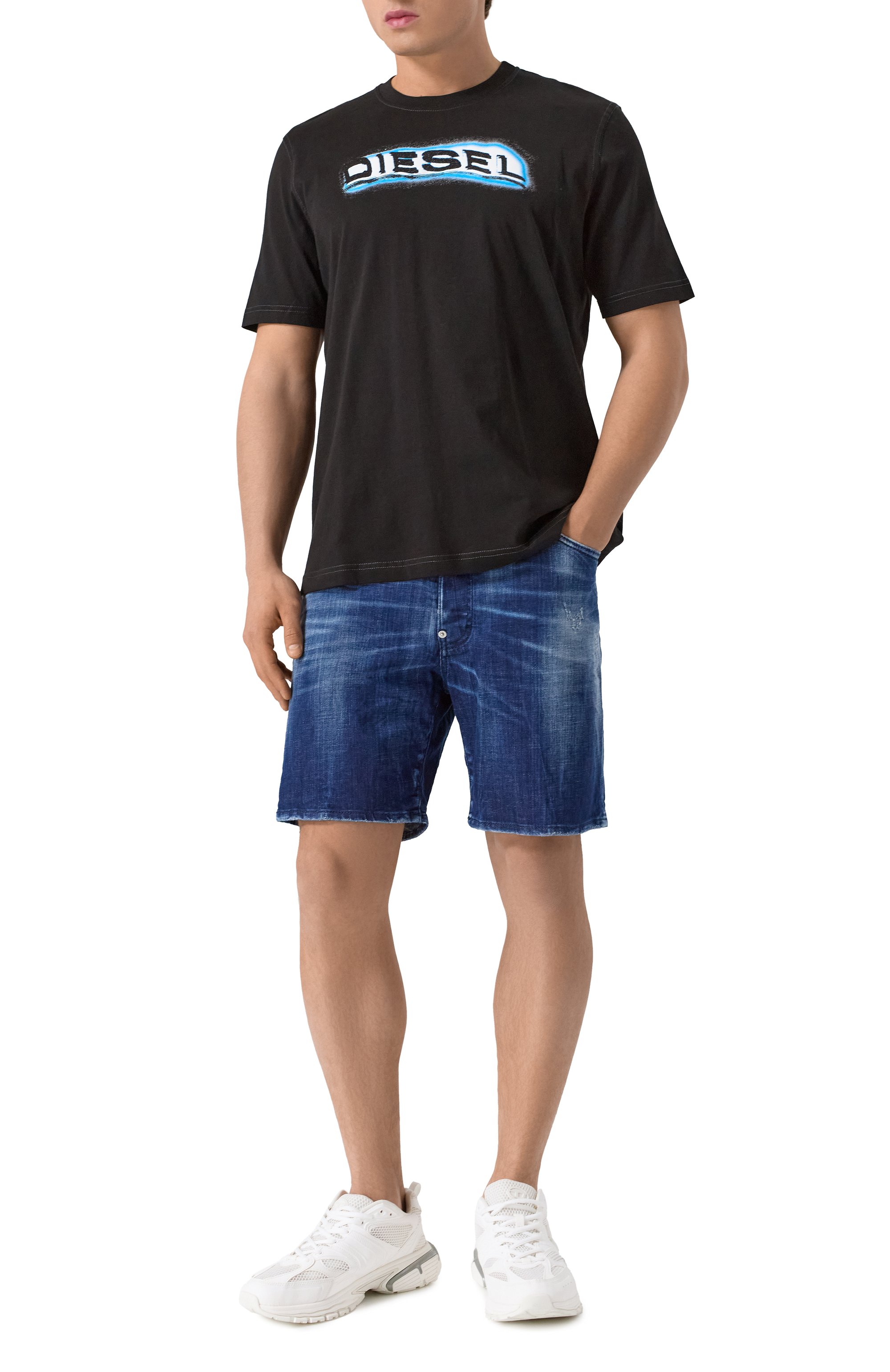 Хлопковая футболка DIESEL, арт. A16397/0GRAI, фото 2