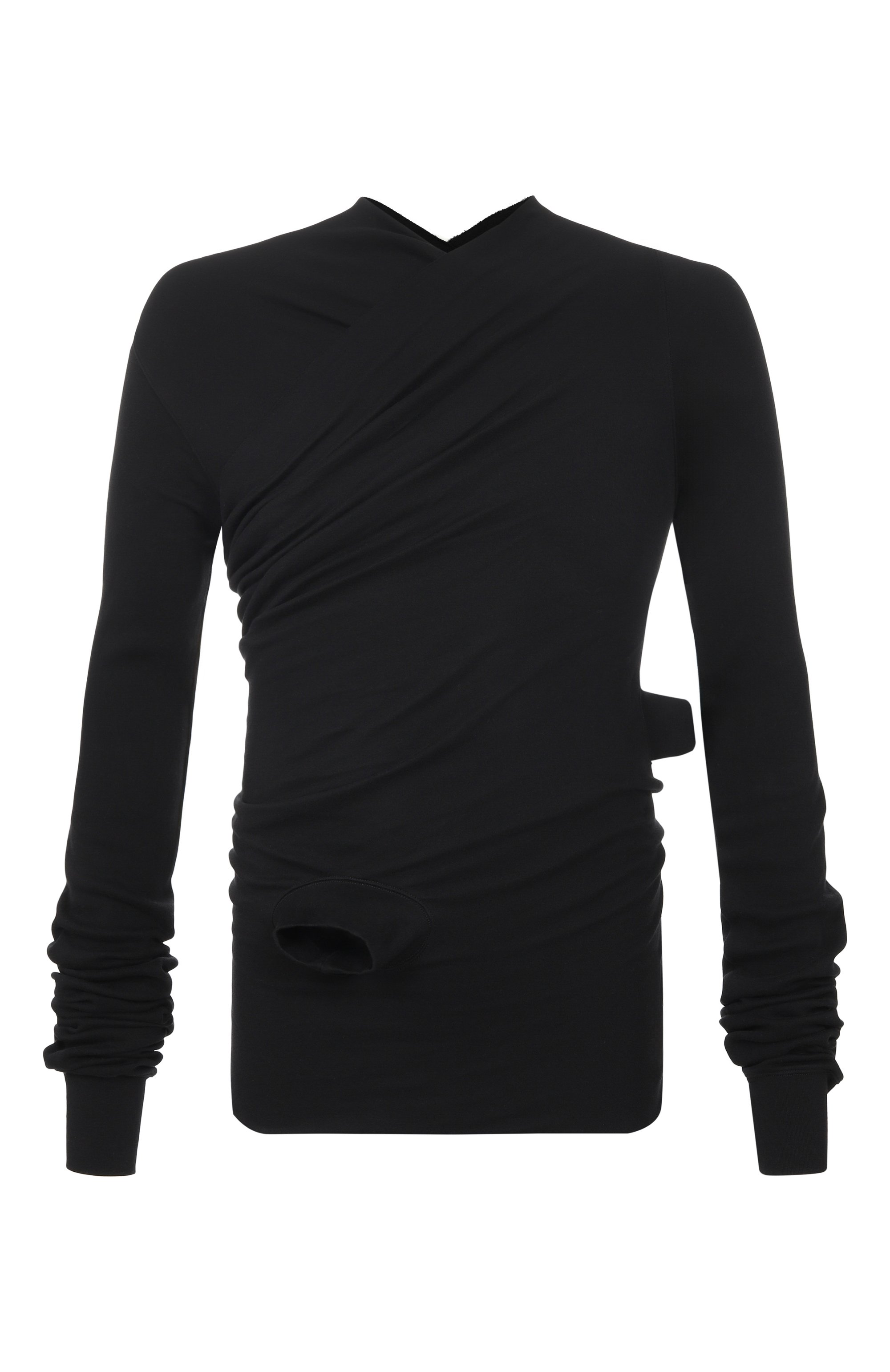 Хлопковый лонгслив RICK OWENS, арт. RU02F4262/JDC, фото 1