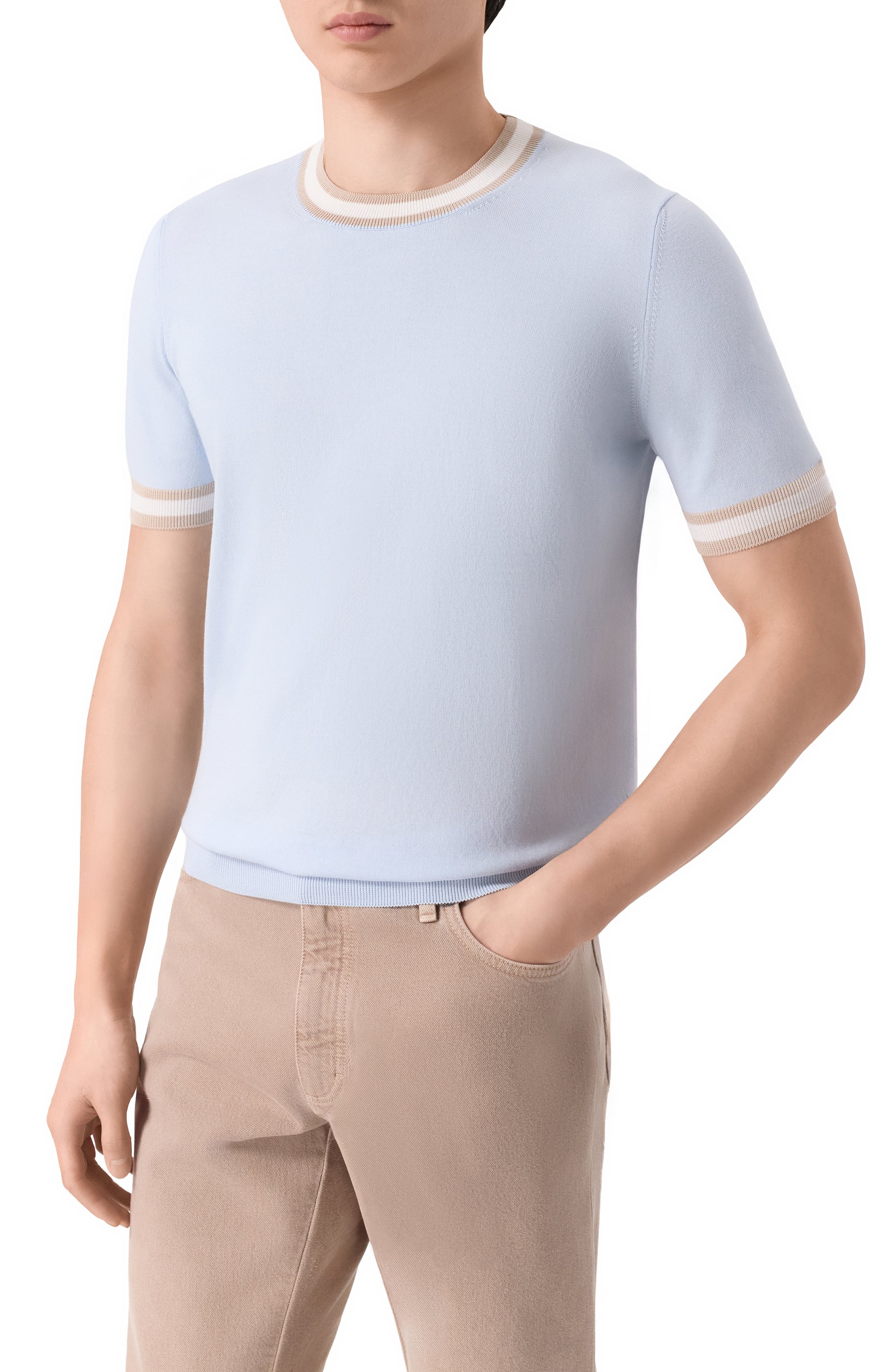 Хлопковый джемпер GRAN SASSO, арт. 57135/20671, фото 3