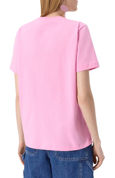 Хлопковая футболка MSGM, арт. 2000MDM520 200002, фото 4