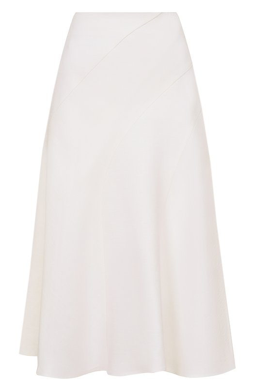 Юбка изо льна и вискозы BOSS 50559476 Белый 50559476