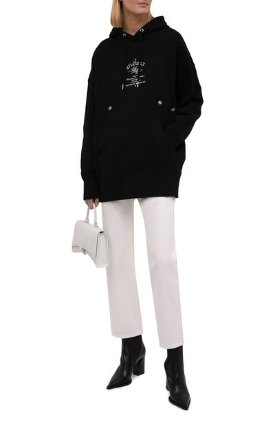 Хлопковое худи GIVENCHY черного цвета по цене 122000 руб., арт. BWJ0263Z7A, фото 2 Хлопковое худи GIVENCHY, арт. BWJ0263Z7A, фото 2