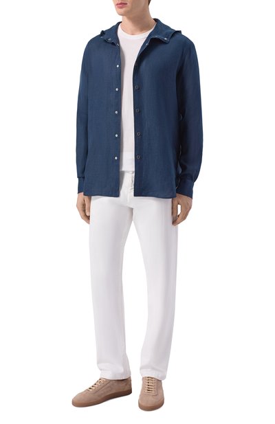 Мужская льняная рубашка KITON, арт. UMCMARH09690