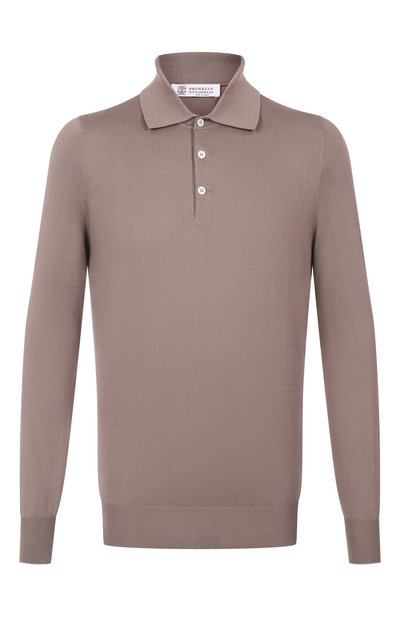 Мужская хлопковое поло BRUNELLO CUCINELLI, арт. M29800135