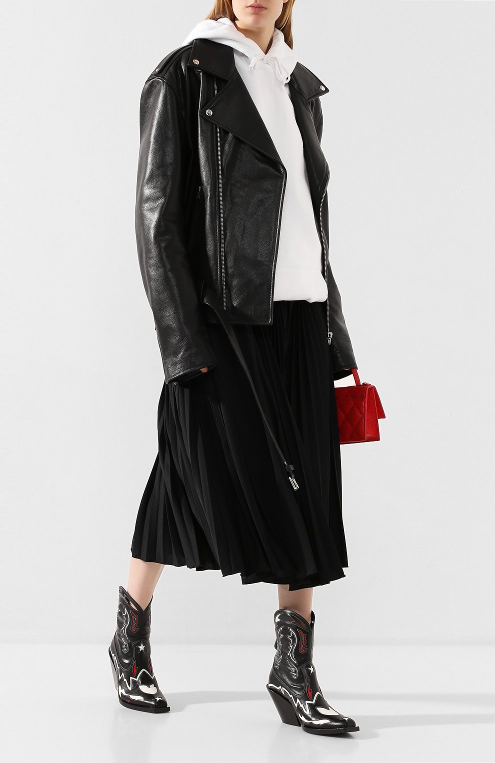 Хлопковое худи BALENCIAGA белого цвета по цене 56400 руб., арт. 578135/THV64, фото 2 Хлопковое худи BALENCIAGA, арт. 578135/THV64, фото 2