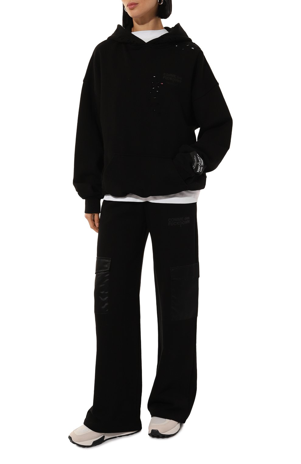 Хлопковые брюки-карго COMME DES FUCKDOWN, арт. CFABW01106, фото 2