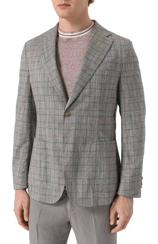 Пиджак из хлопка и шерсти  Windsor 13 GI0RN0 10019056/30045435 Зелёный  13 GI0RN0 10019056/30045435 Фото 5