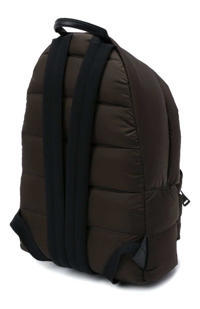 Мужской текстильный рюкзак MONCLER хаки цвета, арт. G2-09A-5A504-00-02SZU | Фото 3 (Материал: Текстиль; Размер: large; Стили: Кэжуэл)