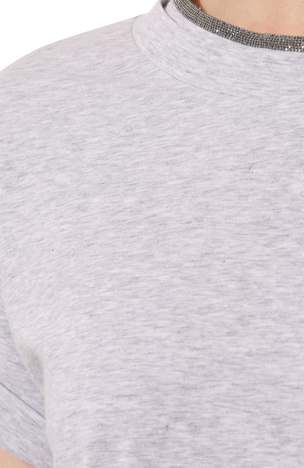 Хлопковая футболка BRUNELLO CUCINELLI, арт. M0T18BD200, фото 5