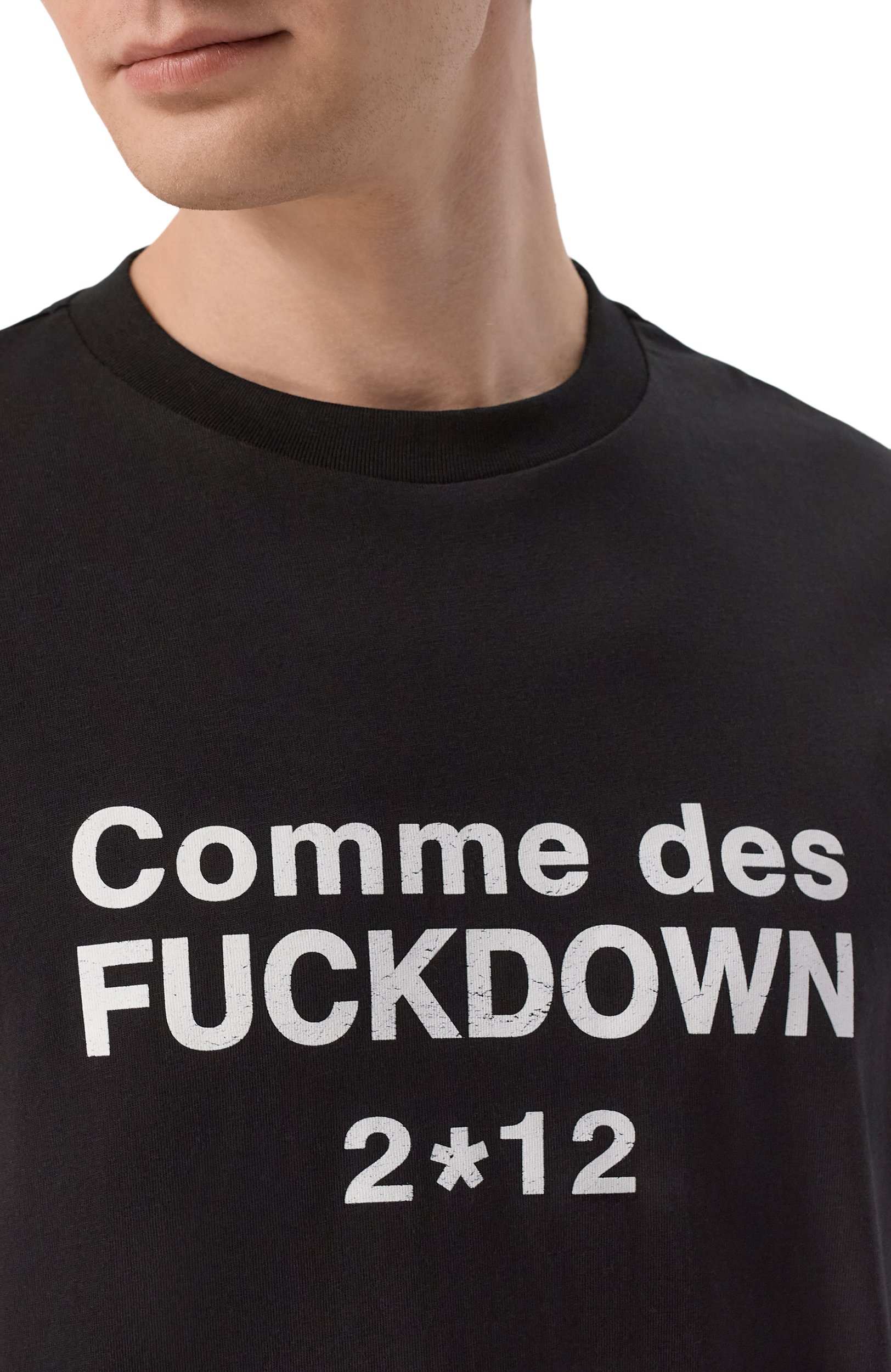 Хлопковая футболка COMME DES FUCKDOWN, арт. CFABU00019, фото 5