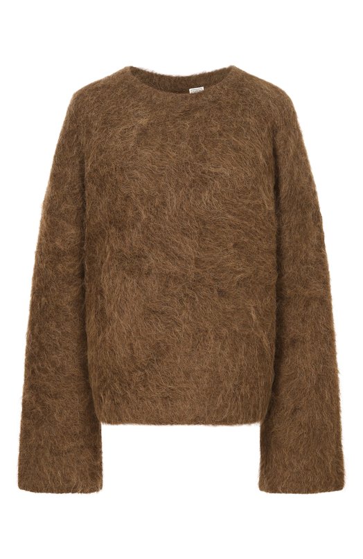 Шерстяной свитер TOTEME 244-WRT873-YA0106 Коричневый 244-WRT873-YA0106