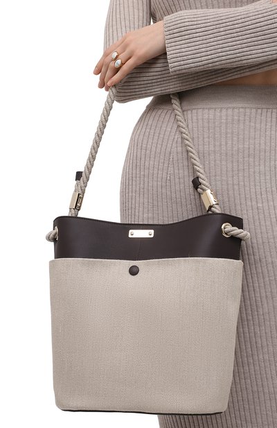 Сумка CHLOÉ кремового цвета по цене 205500 руб., арт. CHC22SS483G11, фото 2 Сумка CHLOÉ, арт. CHC22SS483G11, фото 2