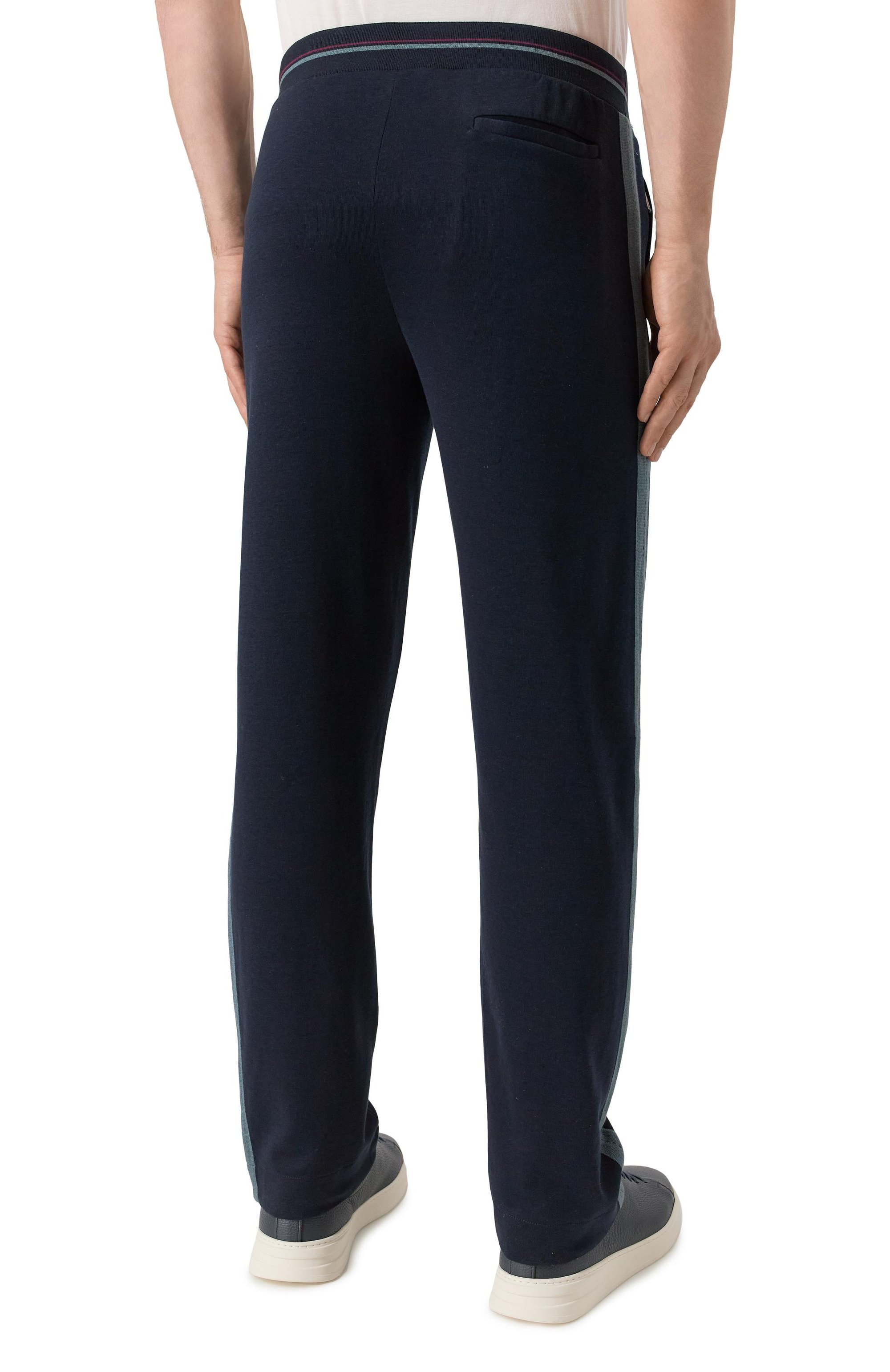 Брюки из шелка и хлопка ZILLI, арт. JSP011M0142VRIS00/66, фото 4