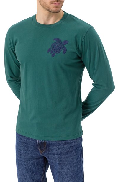 Хлопковый лонгслив VILEBREQUIN, арт. VBMTS0008-V76/03059, фото 3