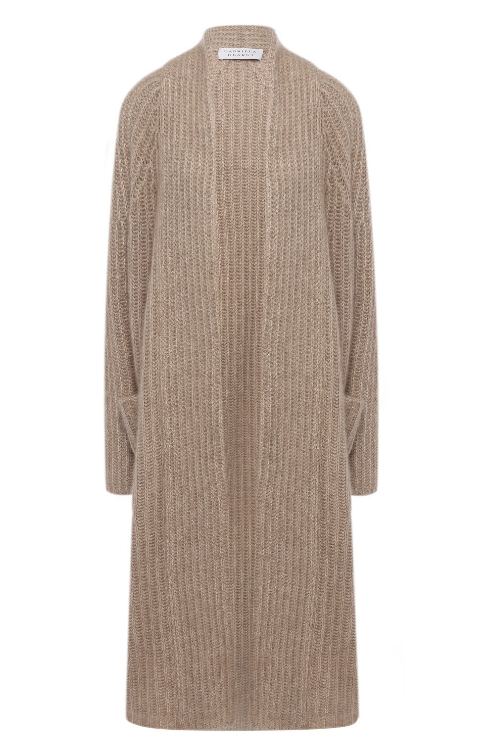 Вязаный кардиган из смеси кашемира и шелка GABRIELA HEARST бежевого цвета по цене 192500 руб., арт. F18GH923, фото 1 Вязаный кардиган из смеси кашемира и шелка GABRIELA HEARST, арт. F18GH923, фото 1