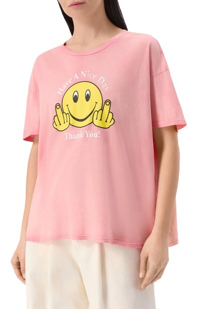 Футболка из хлопка и кашемира R13, арт. R13WK141-120BN, фото 3