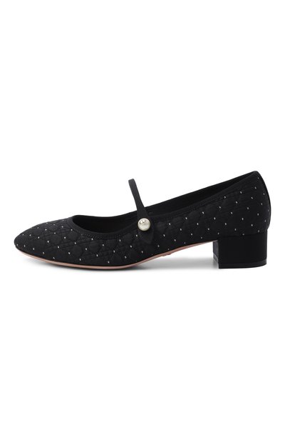 Текстильные туфли dior ballet DIOR черного цвета по цене 122000 руб., арт. KCF008PEF, фото 4 Текстильные туфли dior ballet DIOR, арт. KCF008PEF, фото 4