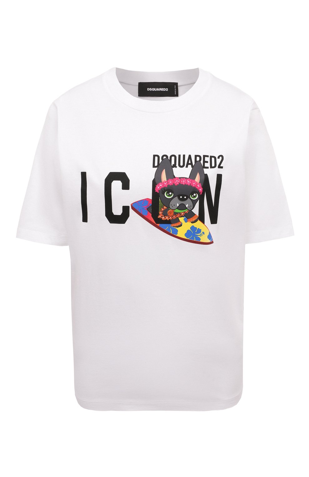 Хлопковая футболка DSQUARED2, арт. S80GC0049/S23009, фото 1