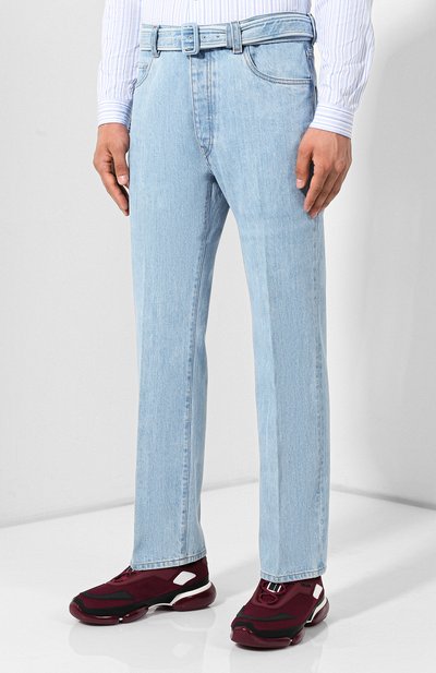 Джинсы PRADA голубого цвета по цене 77000 руб., арт. GEP291-1TPJ-F0BAU, фото 3 Джинсы PRADA, арт. GEP291-1TPJ-F0BAU, фото 3