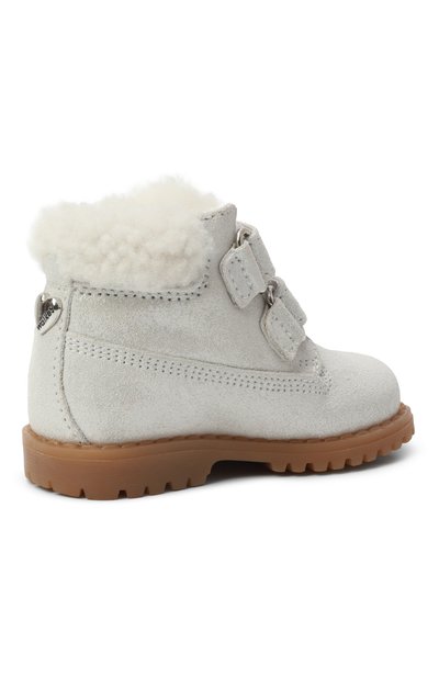 Утепленные ботинки WALKEY серебряного цвета по цене 15000 руб., арт. Y1A5-43971-1761100/19-24, фото 3 Утепленные ботинки WALKEY, арт. Y1A5-43971-1761100/19-24, фото 3