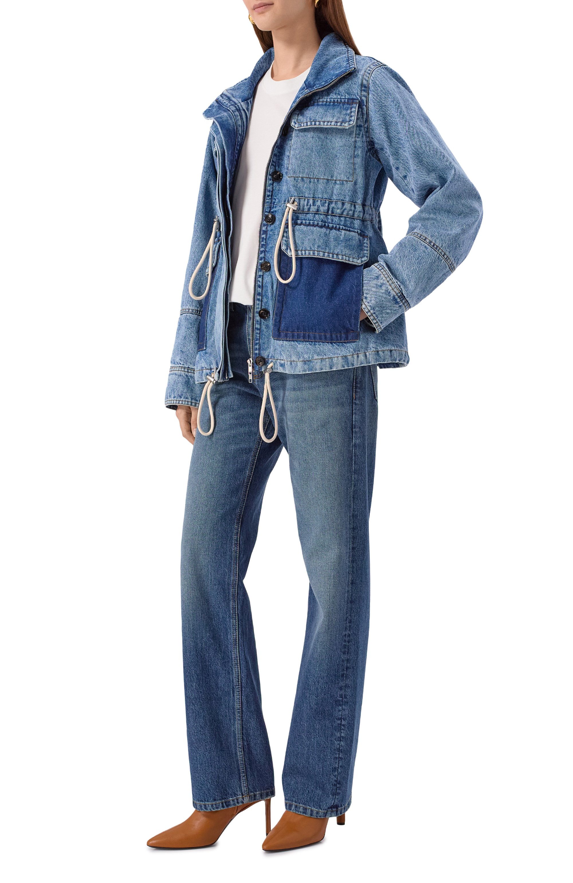 Кожаные ботильоны CO светло-коричневого цвета по цене 143500 руб., арт. 0100STLP-C0G, фото 3 Кожаные ботильоны CO, арт. 0100STLP-C0G, фото 3