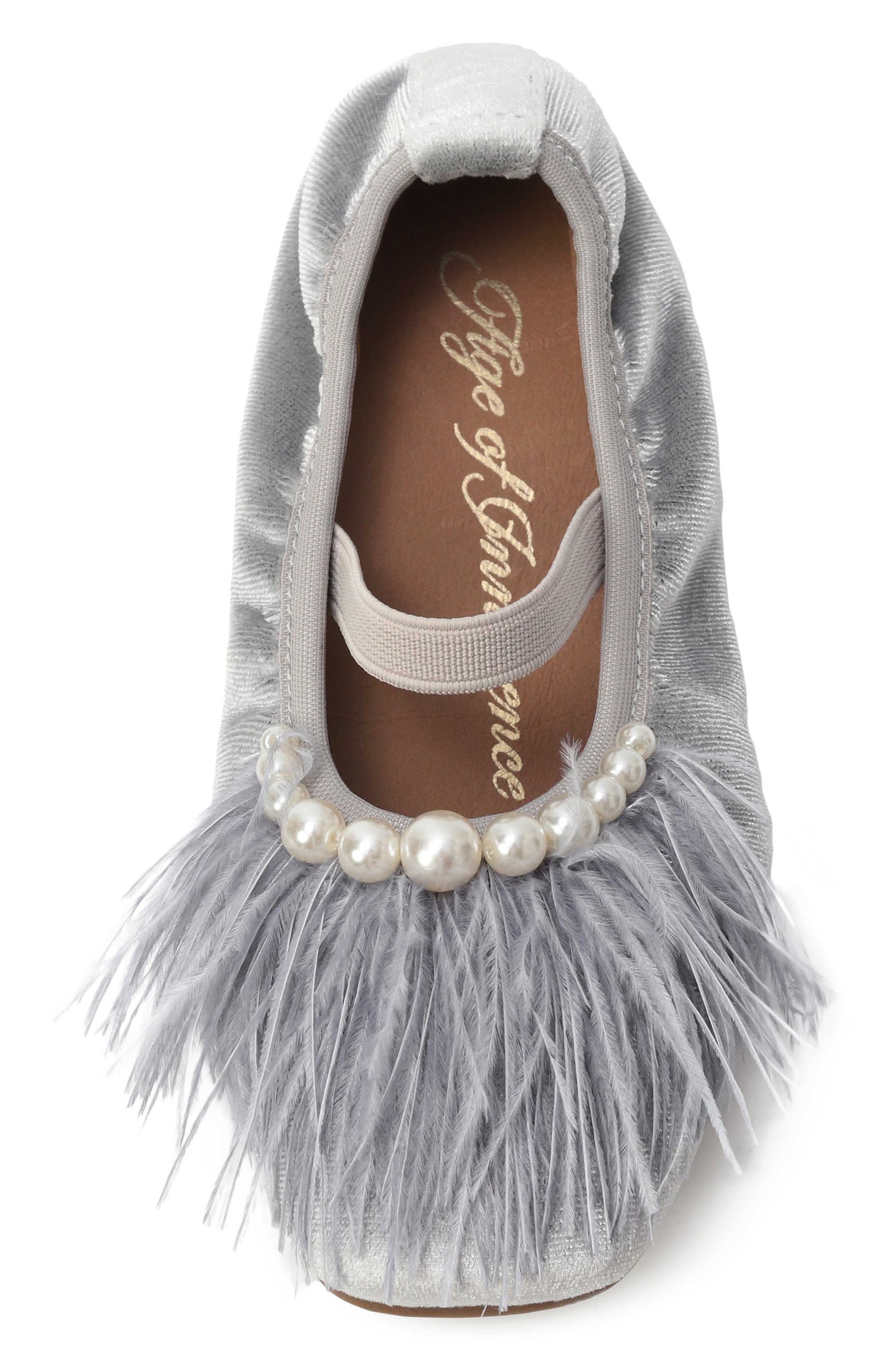 Бархатные балетки blanche AGE OF INNOCENCE, арт. 000485/BLANCHE/28, фото 4