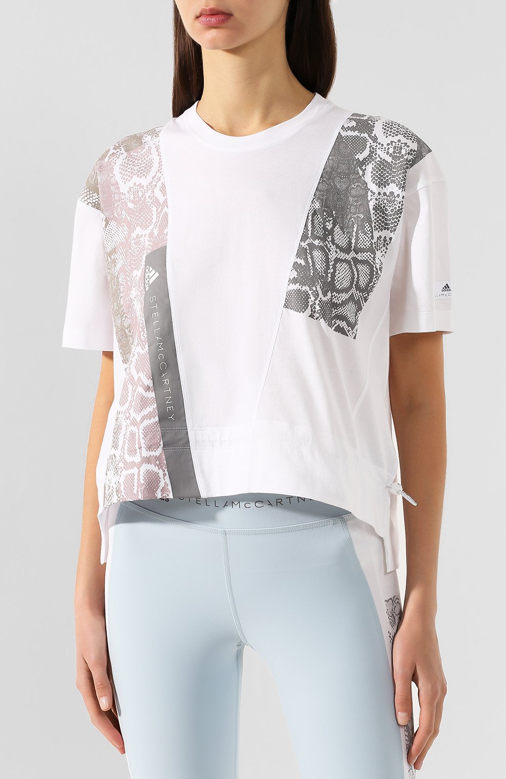 Хлопковая футболка ADIDAS BY STELLA MCCARTNEY, арт. FK9689, фото 3