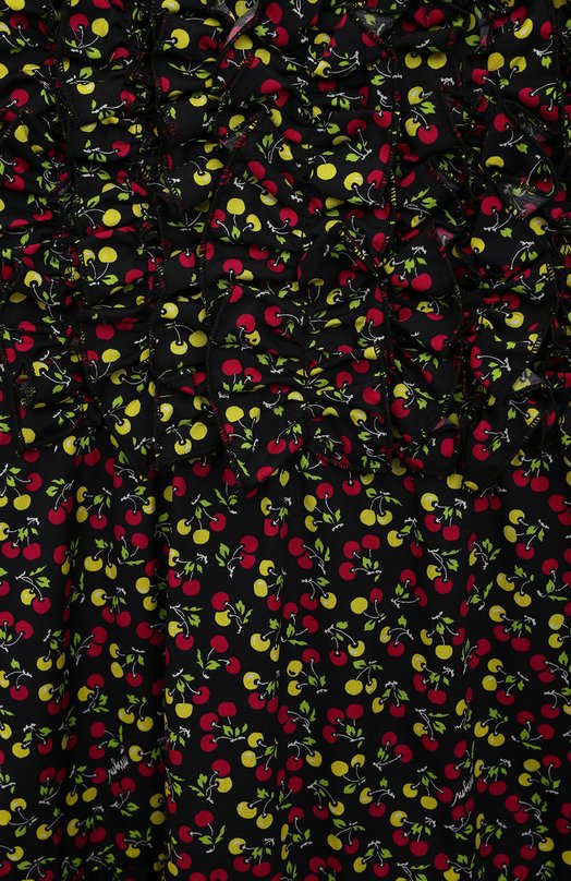 Хлопковый сарафан MSGM kids Разноцветный, фото 3