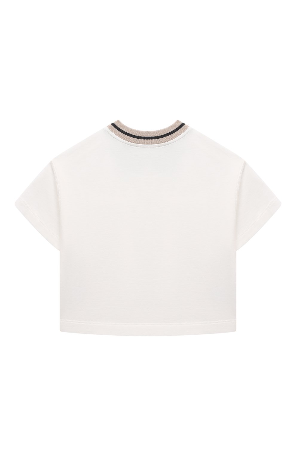 Хлопковая футболка BRUNELLO CUCINELLI, арт. BH827E284A, фото 2