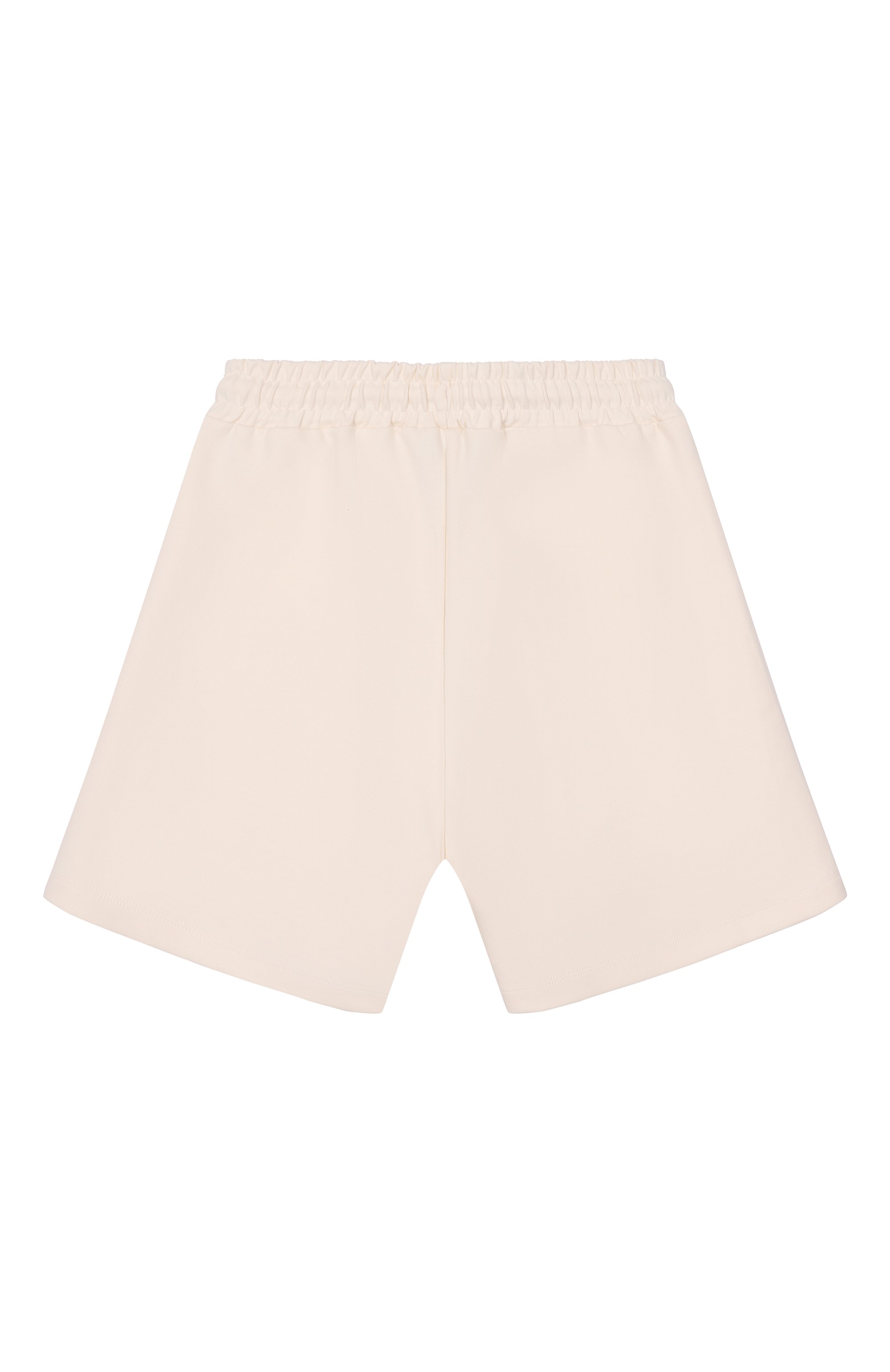 Хлопковые шорты MSGM KIDS кремового цвета по цене 9605 руб., арт. S6MSJBBE228, фото 2 Хлопковые шорты MSGM KIDS, арт. S6MSJBBE228, фото 2