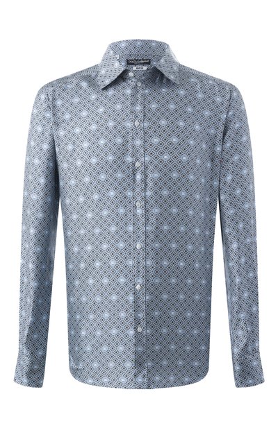 Мужская шелковая сорочка DOLCE & GABBANA, арт. G5MM4T/IS1XS