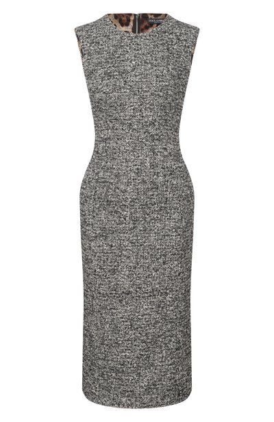 Женское платье из шерсти и шелка DOLCE & GABBANA, арт. F622ST/FMZAK