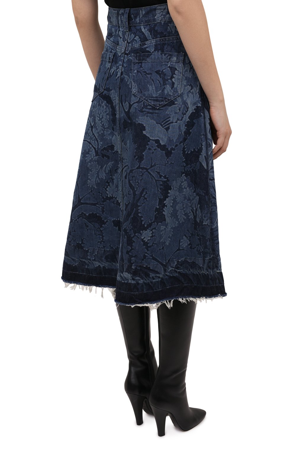 Джинсовая юбка REDVALENTINO, арт. XR3DD05G/6B5, фото 4