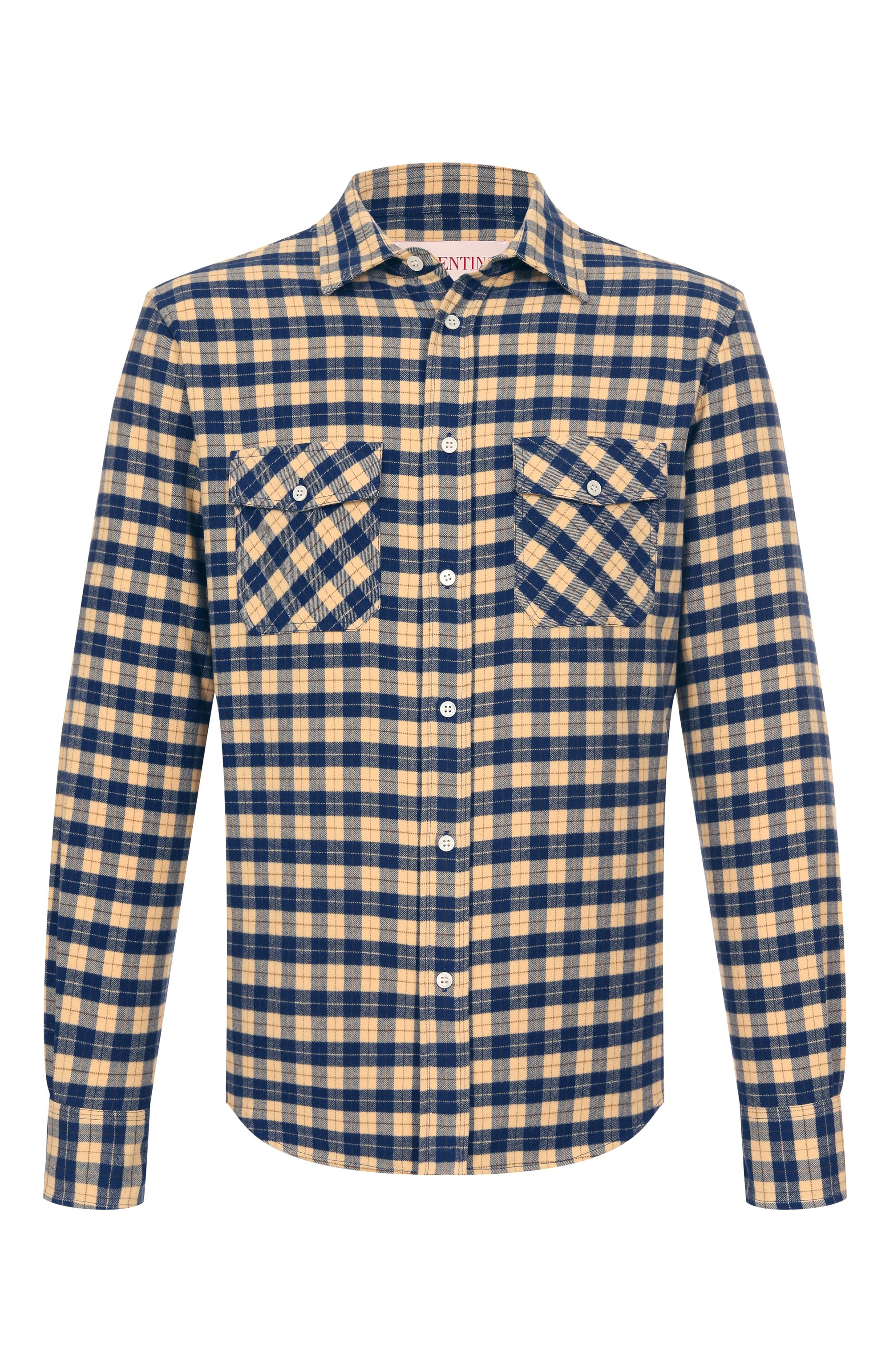 Хлопковая рубашка VALENTINO, арт. 6V3ABP90ALB, фото 1