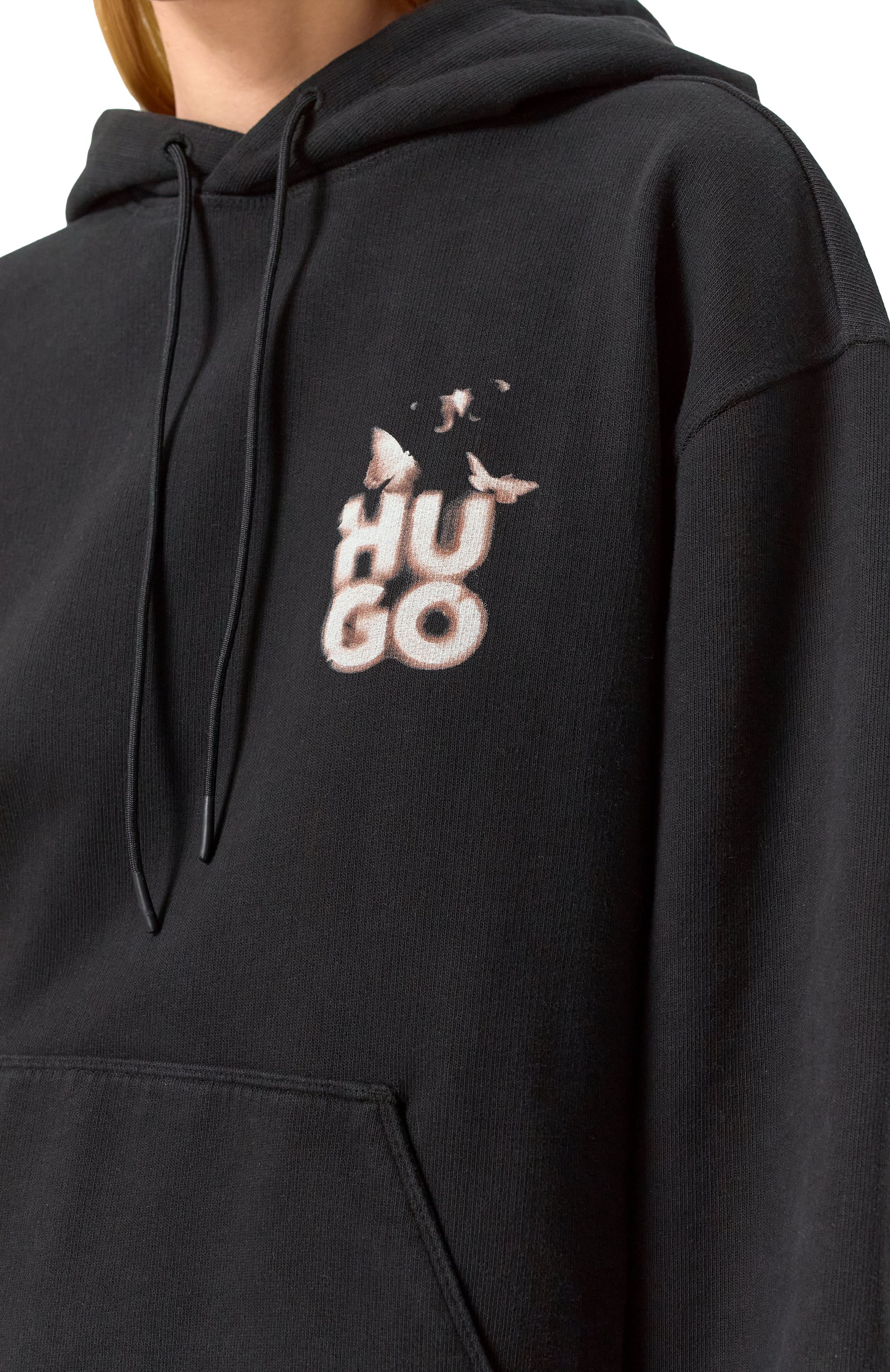 Хлопковое худи HUGO, арт. 50534047, фото 5